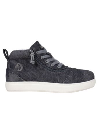 Billy Black Acid Wash D|R Short Wrap High Tops Chaussures
