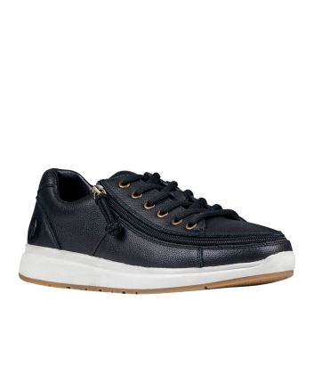 Billy Black Leather Comfort Lows Chaussures