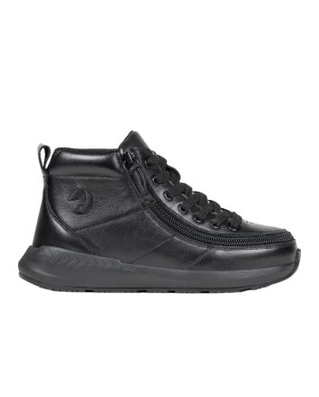 Billy Black Leather Goat Classic High Chaussures Orthopédiques