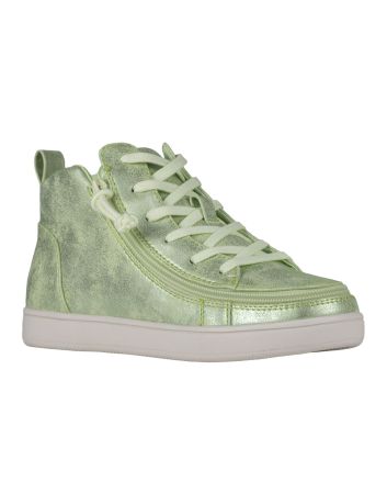 Billy Cucumber Green Sneaker Lace Mid Tops Chaussures