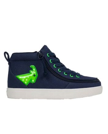 Billy Navy/Green Light Ups Classic D|R High Chaussures
