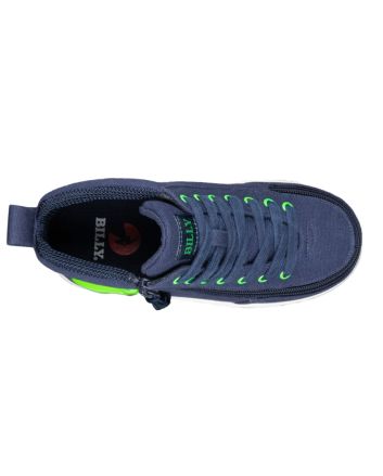 Billy Navy/Green Light Ups Classic D|R High Chaussures