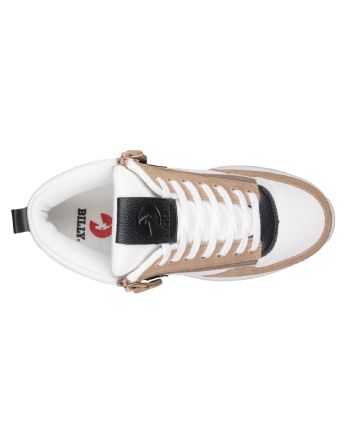 Billy White/Tan/Black Comfort DZ High Chaussures