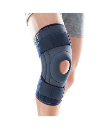 Orliman Genouillère en Néoprène Avec Stabilisateurs Latéraux Flexibles et Sangles de Fixation