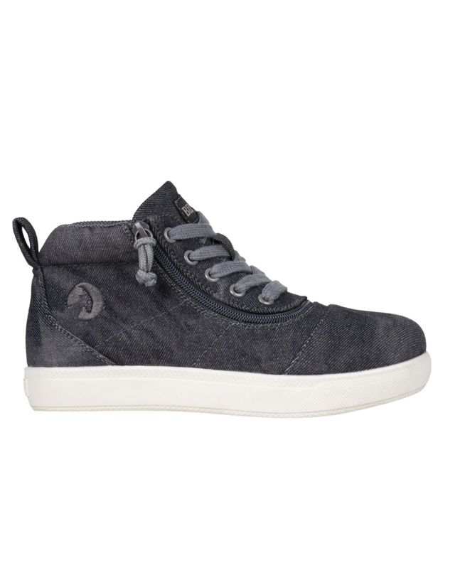 Billy Black Acid Wash D|R Short Wrap High Tops Chaussures