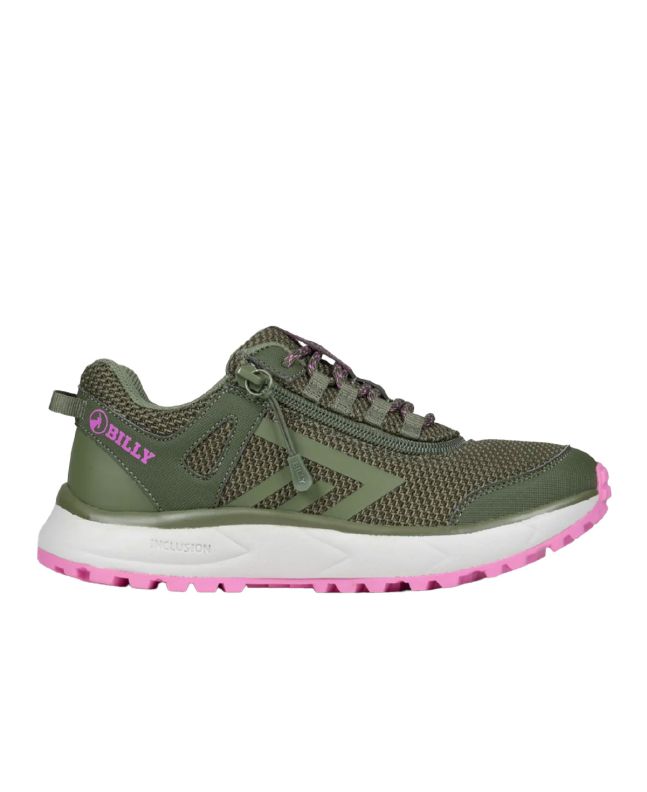 Billy Olive/Pink Inclusion Trail Chaussures