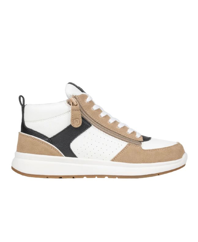 Billy White/Tan/Black Comfort DZ High Chaussures
