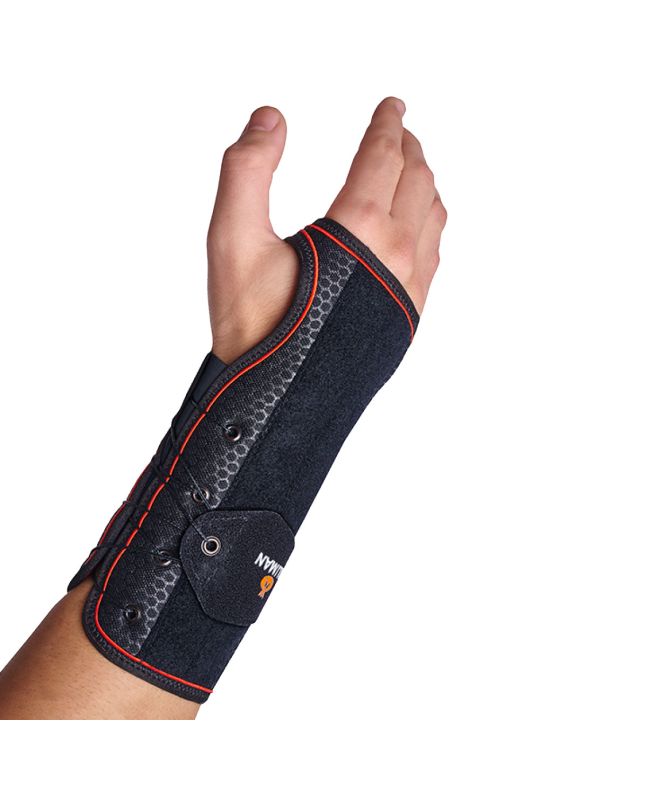 Orliman Attelle de Poignet Semi-Rigide à Laçage Rapide avec Attelle Dorsale Palmaire