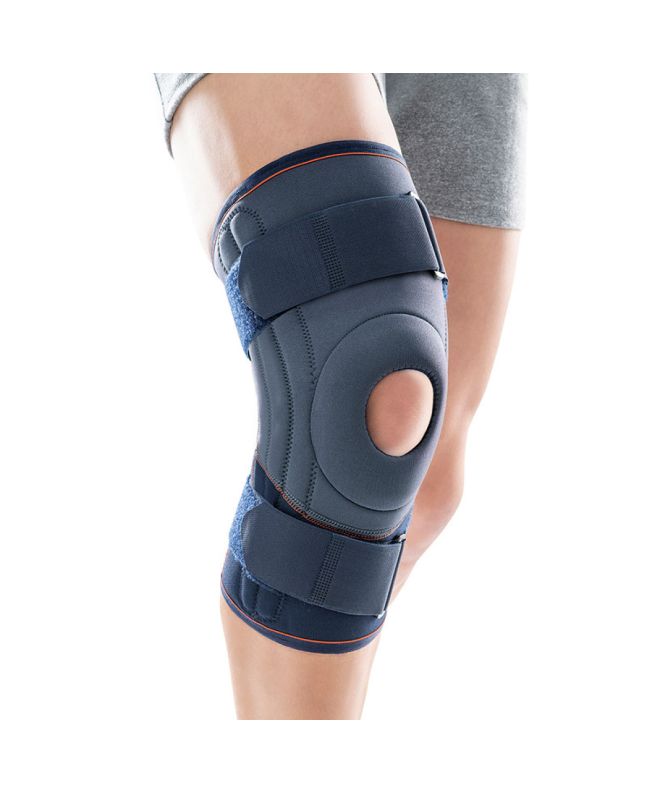 Orliman Genouillère en Néoprène Avec Stabilisateurs Latéraux Flexibles et Sangles de Fixation