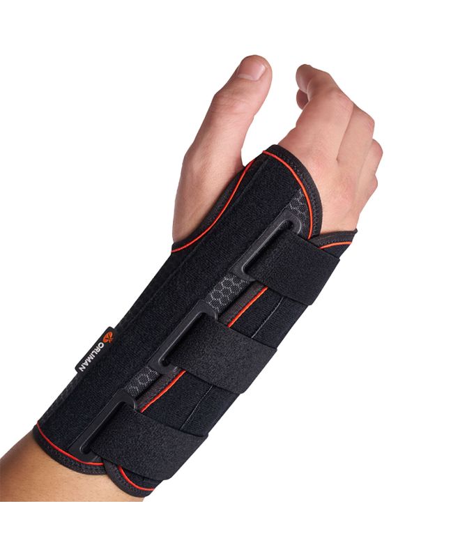 Orliman Support de Poignet Semi-Rigide avec Attelle Palmaire, Taille Moyenne