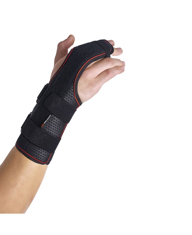 Orliman Support de Poignet Semi-Rigide avec Attelles Palmaires/Dorsales 2E Et 3E Métacarpiens