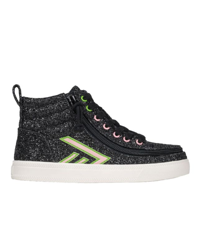 Billy Wicked Black Glitz CS High Chaussures Orthopédiques